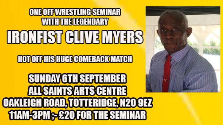 Ironfist Clive Myers training session