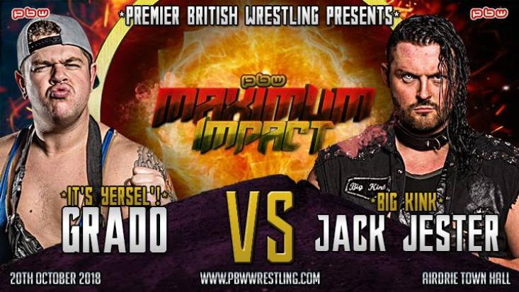 GRADO VS JESTER CONFIRMED FOR AIRDRIE TOWN HALL