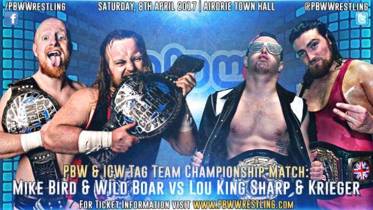 HUGE TAG TEAM MATCH SET FOR AIRDRIE TOWN HALL.