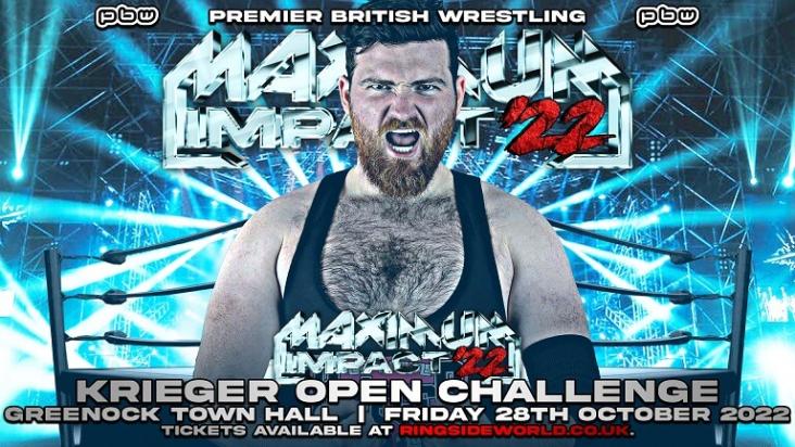 KRIEGER ISSUES OPEN CHALLENGE