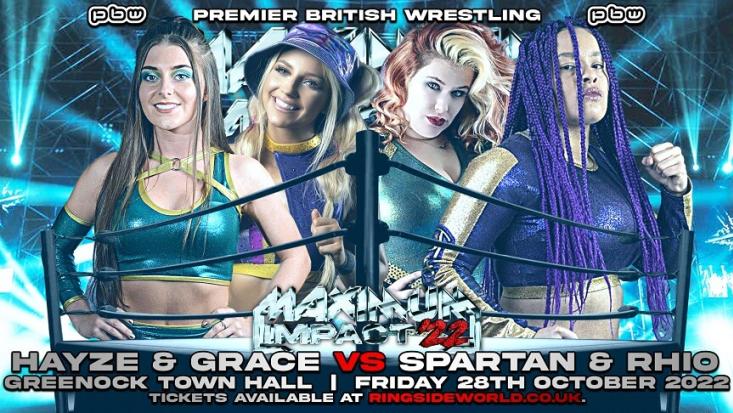 TAG TEAM ACTION CONFIRMED FOR GREENOCK TOWN HALL.