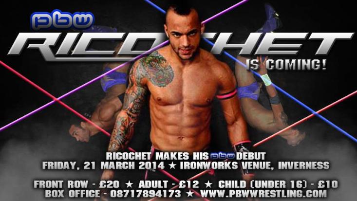 International Star Ricochet to debut for PBW this March