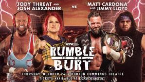 Jody Threat and Josh Alexander to take on Matt Cardona and Jimmy Lloyd