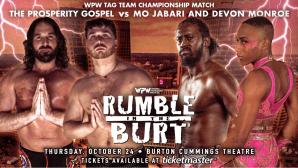 WPW Tag Titles on the line at the Burt!