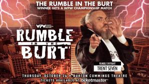 Trent Seven enters the RUMBLE IN THE BURT